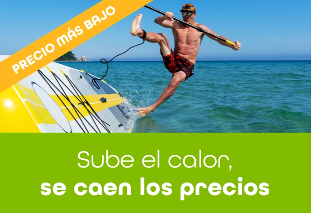 Precio más bajo. Sube el calor, se caen los precios